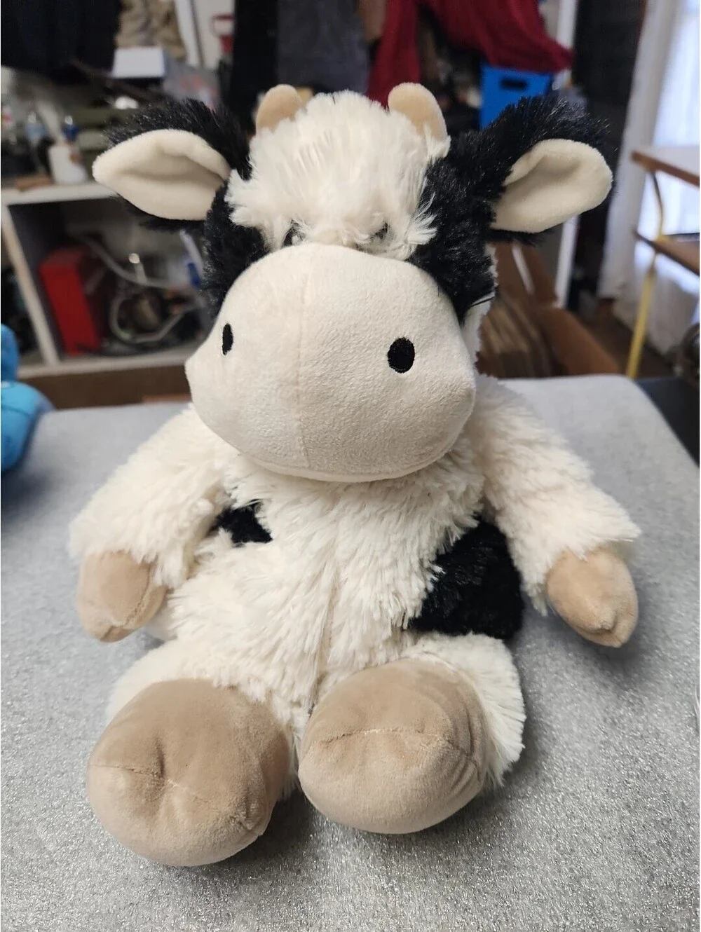 Warmies Microwavable French Lavender Scented Plush Black & White Cow Plush!